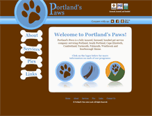 Tablet Screenshot of portlandspaws.com